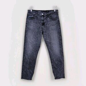 AG Adriano Goldschmied Jeans Women 31R Charcoal Gray Ex Boyfriend Slouchy Slim